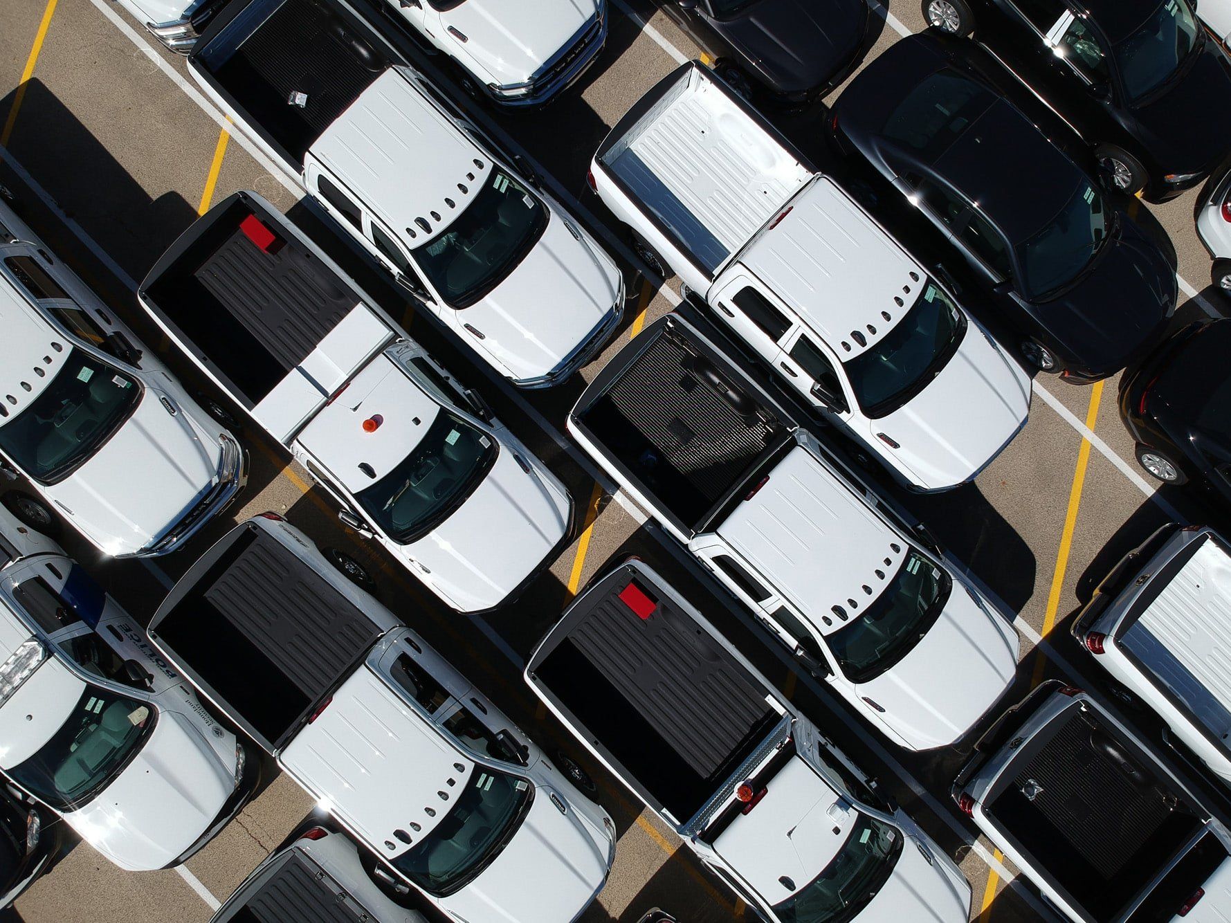 Picture of Holman truck from above
