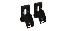 Retractable Ratchet Straps with Pro Rack Mount Brackets.  1" W x 6' L - Pair